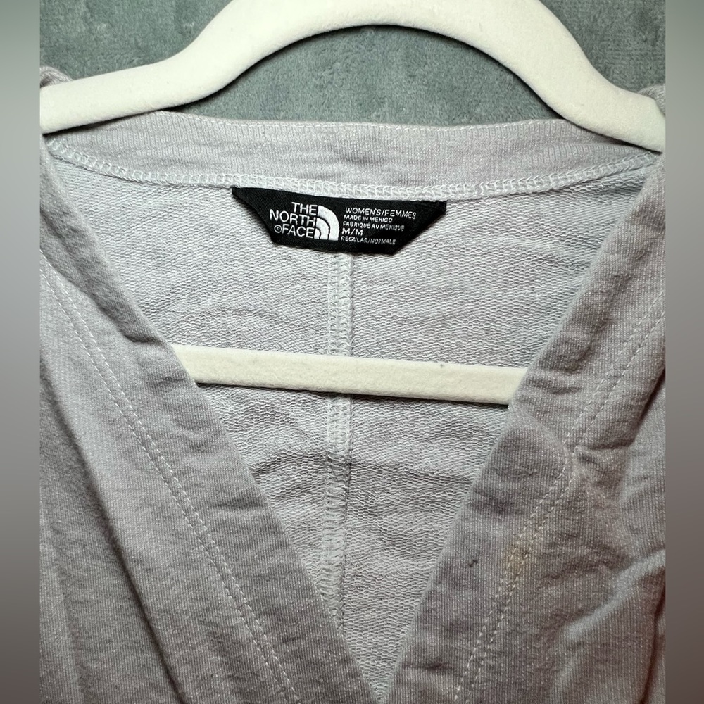 NORTHFACE Womens Gray Wrap Belted Cardigan Sweater Jacket // Size: M